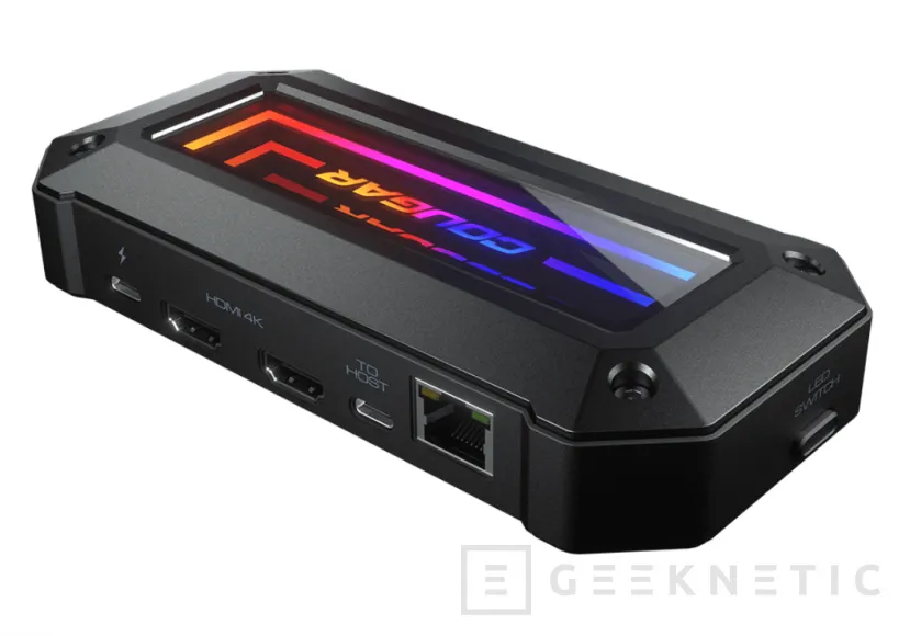Geeknetic El RGB llega también a los Dock USB 3.2 con el nuevo Cougar DS10 2