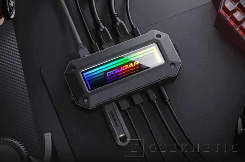 Geeknetic El RGB llega también a los Dock USB 3.2 con el nuevo Cougar DS10 1