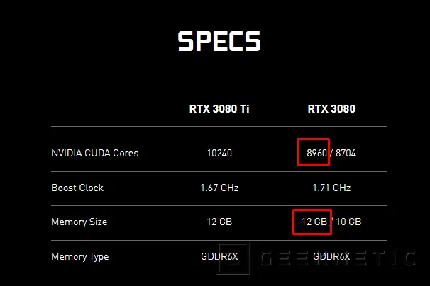 Geeknetic NVIDIA presenta la nueva GeForce RTX 3080 con 12 GB GDDR6X y 8.960 CUDA Cores 2