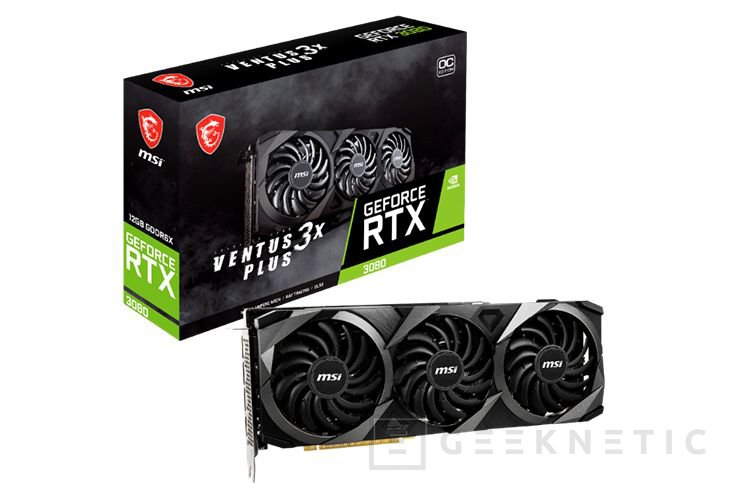 Geeknetic MSI presenta las NVIDIA RTX 3080 con 12 GB de VRAM de las series SUPRIM, GAMING TRIO y VENTUS 3X 4