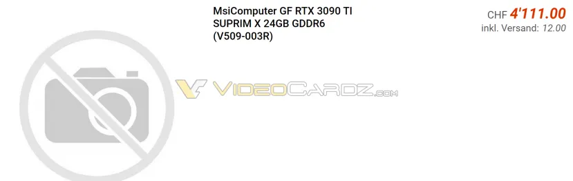 Geeknetic La nueva NVIDIA RTX 3090 Ti alcanza los 3.600 euros de precio de venta en varias tiendas europeas 2