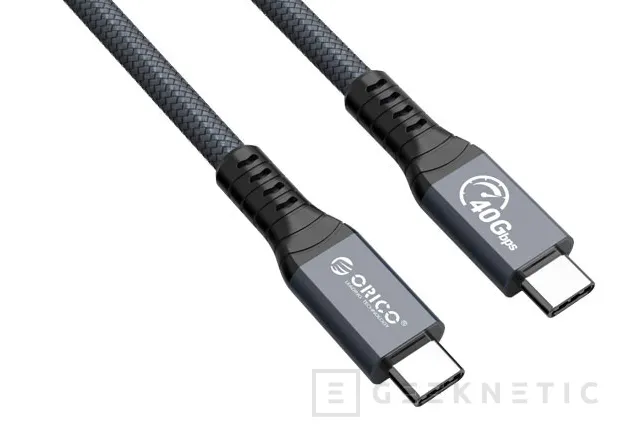 Geeknetic ORICO lanza el primer cable USB 4 de 40Gbps compatible con Thunderbolt 4 1