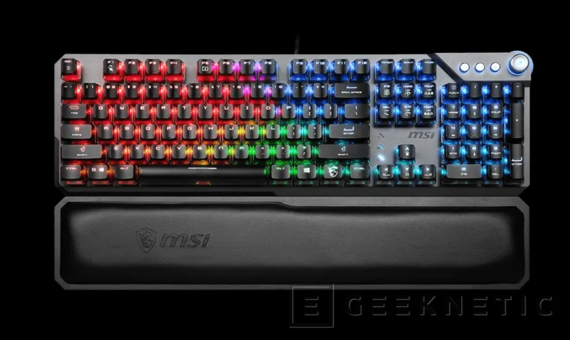 Geeknetic MSI integra teclas transparentes en su nuevo teclado mecánico VIGOR GK71 SONIC 3