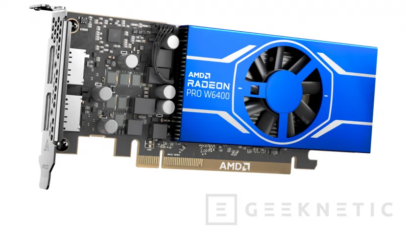Geeknetic La AMD Radeon PRO W6400 con GPU Navi 24 ofrece más de 3,5 TFLOPS en FP32 con un TDP de 50W 8
