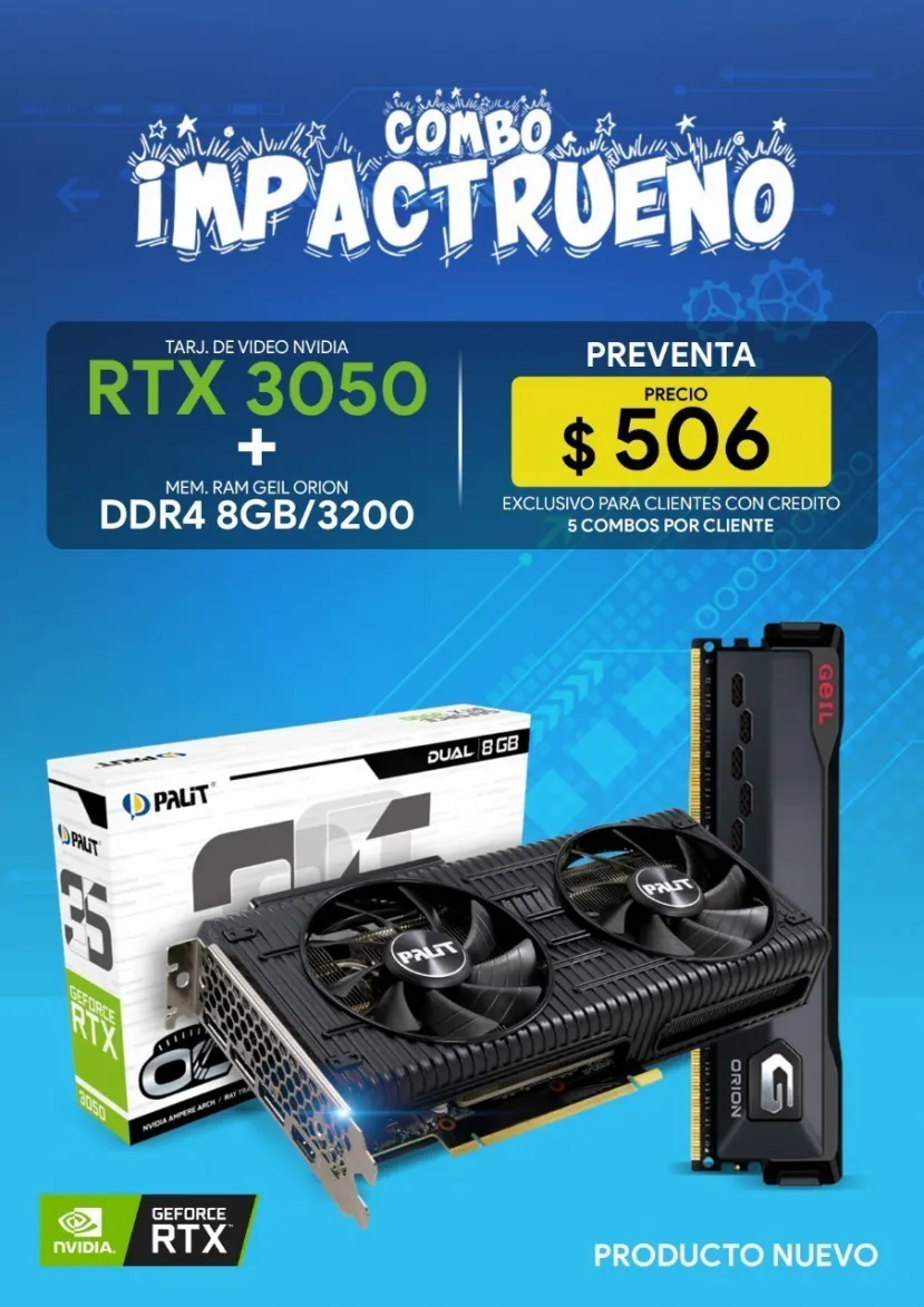 Geeknetic Aparece en una tienda de Perú la NVIDIA Palit RTX 3050 OC por un precio de 400 euros 1