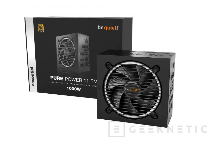 Geeknetic Be Quiet! añade modelos de 850W y 1000W a su serie Pure Power 11 FM con diseño totalmente modular y 80 Plus GOLD 1