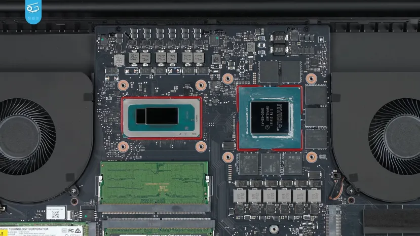 Geeknetic Fotografiada la GPU NVIDIA GA103 en la que está basada la nueva RTX 3080 Ti para portátiles 1