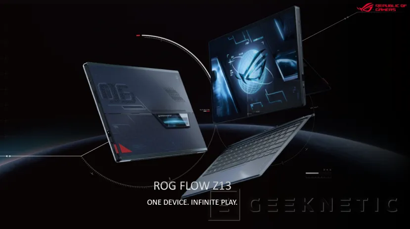 Geeknetic ASUS ROG Flow Z13: el primer tablet gaming con hasta una RTX 3080 externa ya es oficial 1