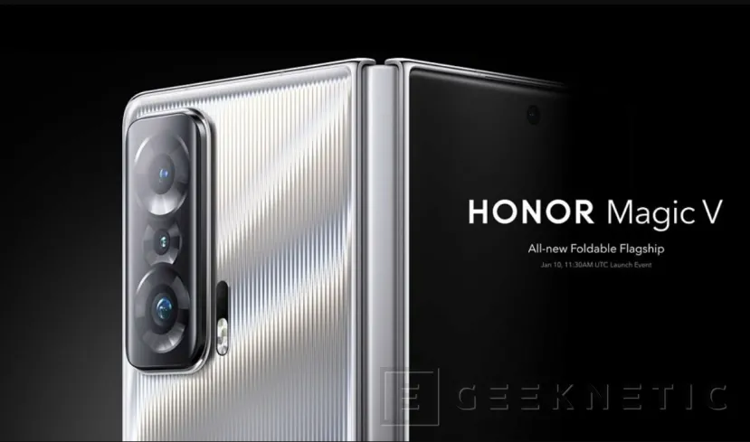 Geeknetic El Honor Magic V con pantalla plegable se presentará el 10 de enero 1