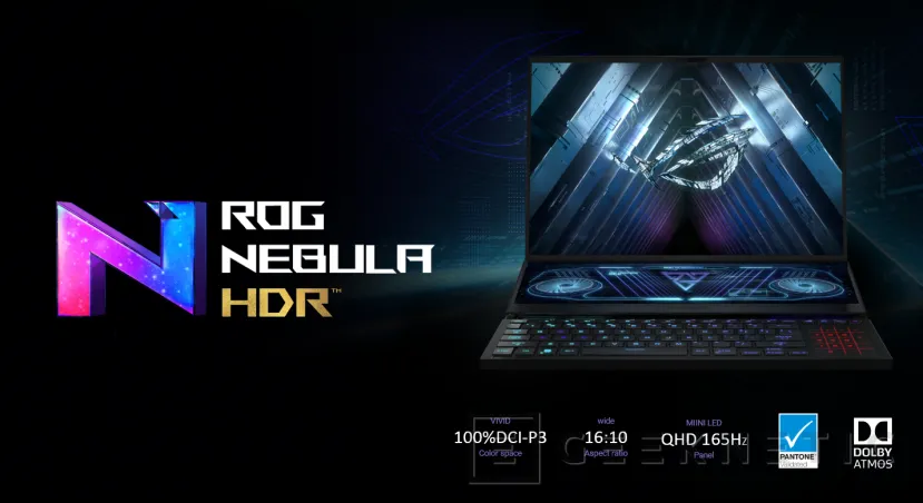 Geeknetic Ryzen 9 6980HX, RTX 3080 Ti y pantalla ROG Nebula en el nuevo ASUS ROG Zephyrus Duo 16 3