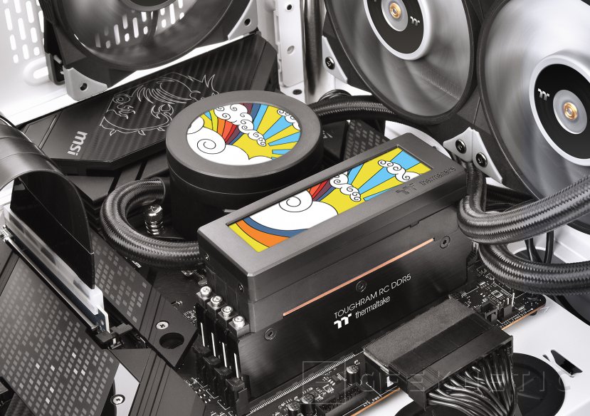 Geeknetic Thermaltake ha anunciado sus nuevas memorias DDR5 TOUGHRAM con velocidades de hasta 5600 MHz 3
