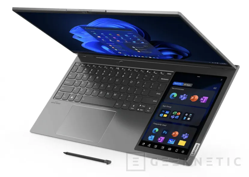 Geeknetic El portátil Lenovo ThinkBook Plus incluye una pantalla secundaria de 8&quot; para diseñadores 1