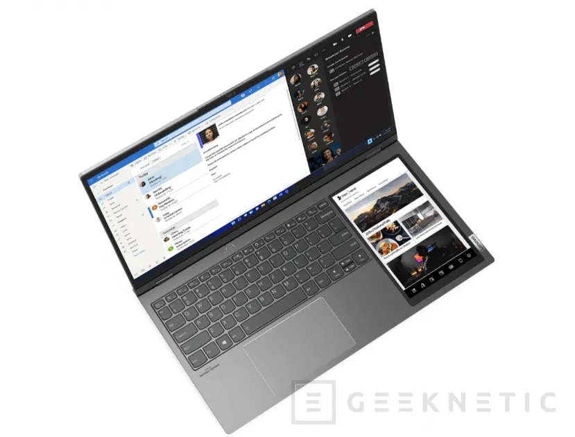 Geeknetic El portátil Lenovo ThinkBook Plus incluye una pantalla secundaria de 8&quot; para diseñadores 2