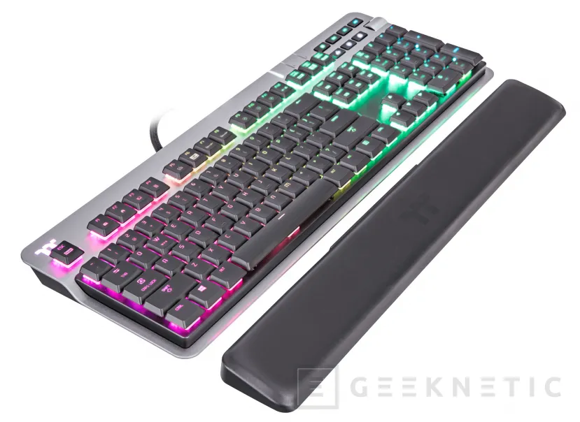 Geeknetic Thermaltake anuncia su teclado mecánico de perfil bajo ARGENT K6 y el ratón inalámbrico DAMYSUS con RGB 3