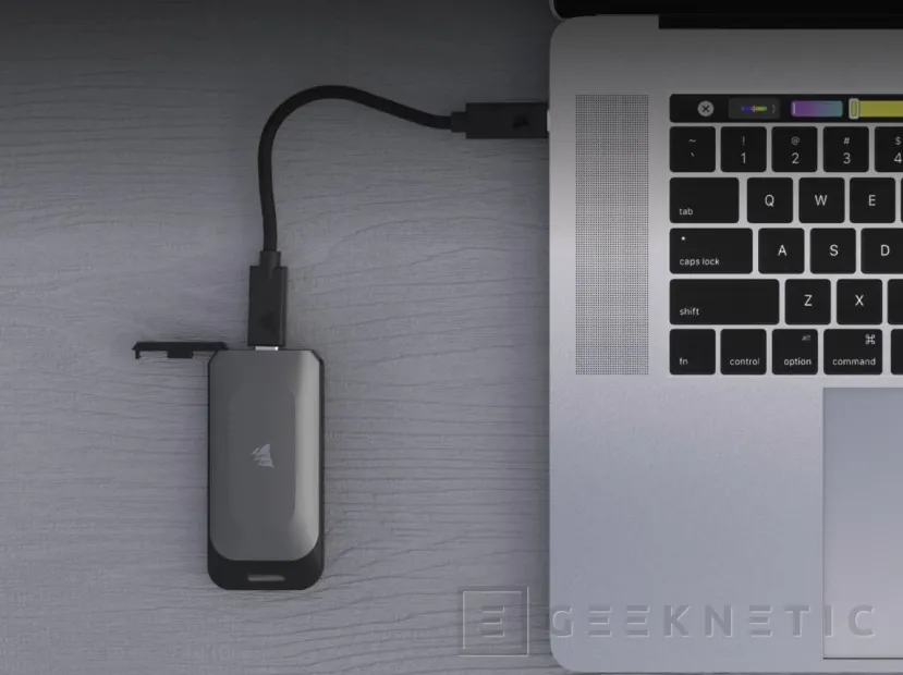 Geeknetic Lo nuevo de Corsair es su SSD USB-C EX100U con hasta 1,6 GB/s de velocidad 1