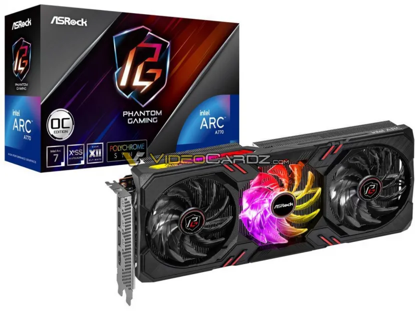 Geeknetic Aparecen imágenes de las ASRock y GUNNIR Intel Arc A7 Series con diseño de hasta 3 ventiladores y backplate 1