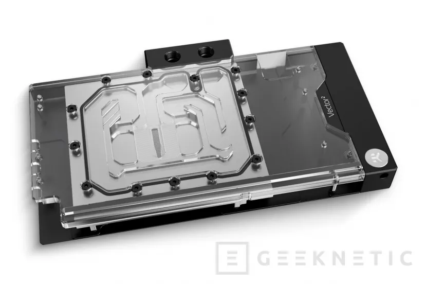 Geeknetic Nuevos bloques EK de refrigeración líquida Vector2 para las ASUS RTX 4090 ROG Strix y TUF Gaming 3