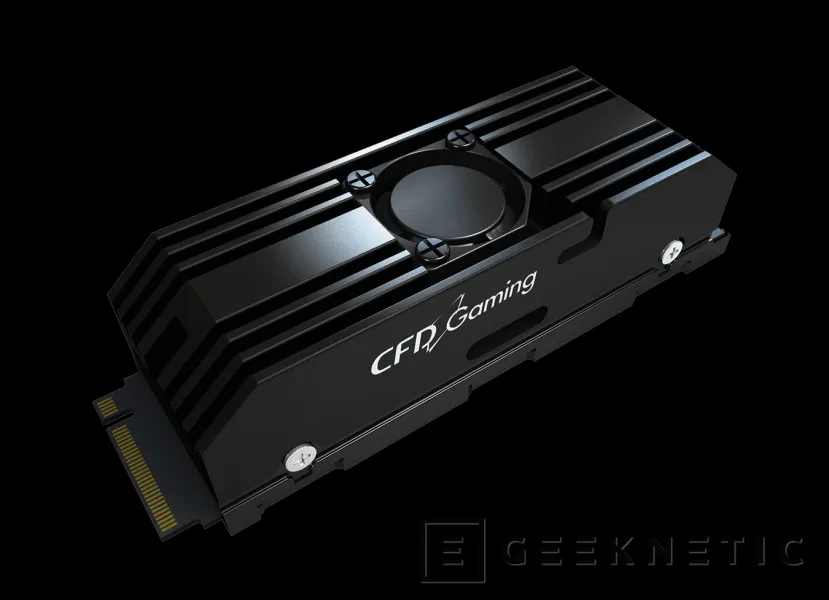 Geeknetic CFD Gaming lanza su SSD NVMe 2.0 con velocidades de hasta 10 Gbps y un gran disipador 1
