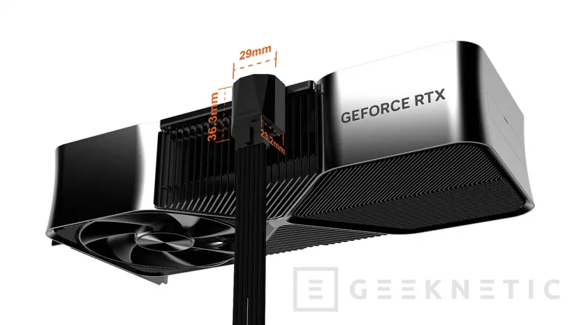 Geeknetic Cablemod ha diseñado un adaptador de 90º para el conector 12VHPWR de las nuevas tarjetas gráficas 2