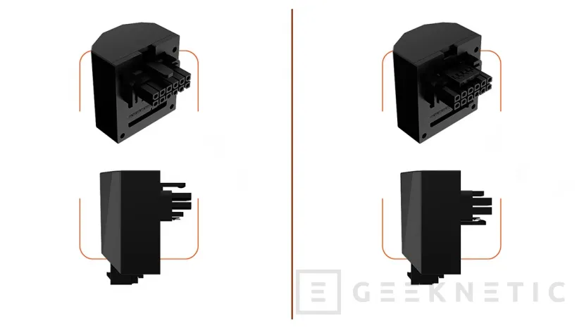 Geeknetic Cablemod ha diseñado un adaptador de 90º para el conector 12VHPWR de las nuevas tarjetas gráficas 3