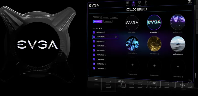 Geeknetic EVGA CLX Series: Nuevas Refrigeraciones Líquidas AiO con pantalla LCD 3