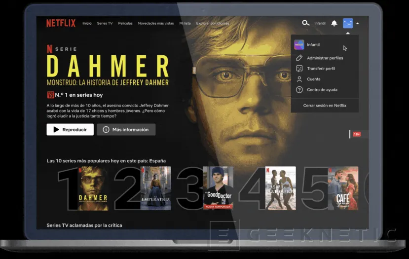 Geeknetic Netflix permite transferir de cuenta los perfiles de usuario 2
