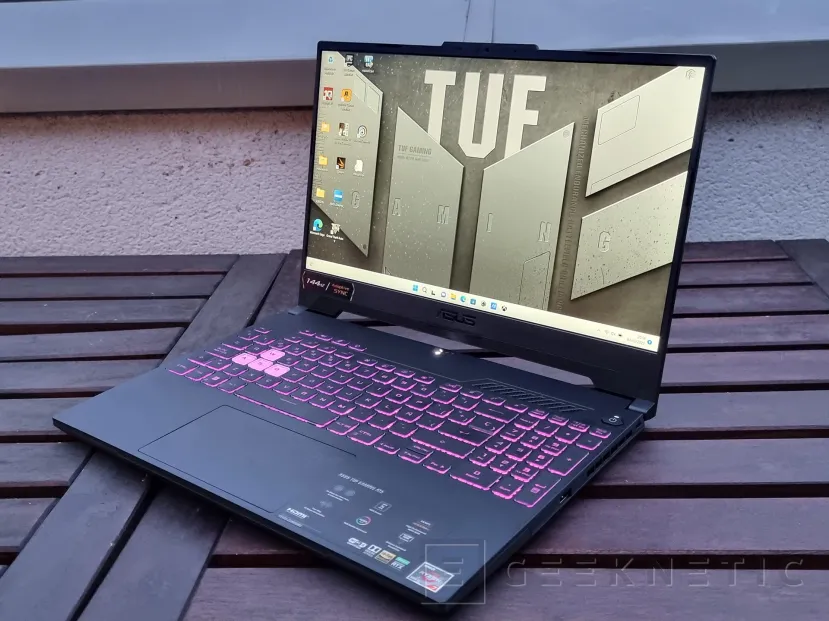 Geeknetic ASUS TUF Gaming A15 2022 FA507R Review con Ryzen 7 6800H 7