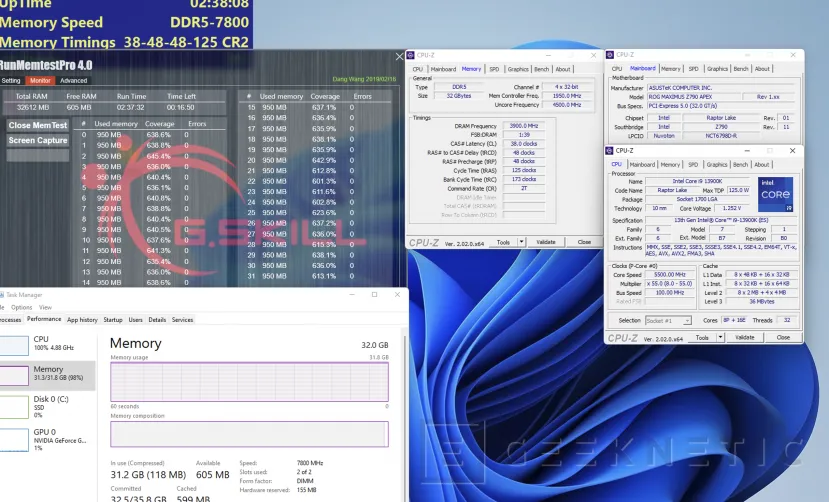 Geeknetic G.SKILL lanza sus memorias RAM DDR5 Trident Z5 a 7.800 MHz y ya prueba módulos a 8.000 MHz 2