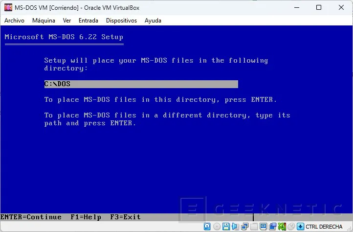 Geeknetic MS-DOS: Cómo Instalarlo en el PC 12