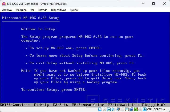 Geeknetic MS-DOS: Cómo Instalarlo en el PC 7