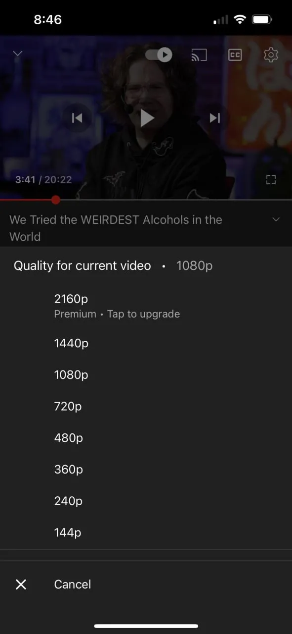 Geeknetic Youtube estaría considerando bloquear la visualización de vídeos 4K detrás de una suscripción 1