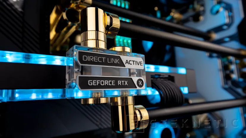 Geeknetic EKWB lanza nuevos terminales acrílicos transparentes para los bloques Vector2 de las GPUs 3