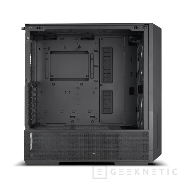 Geeknetic Nueva caja Lian Li LANCOOL 216 con frontal, superior y cubierta lateral de la fuente de malla 4