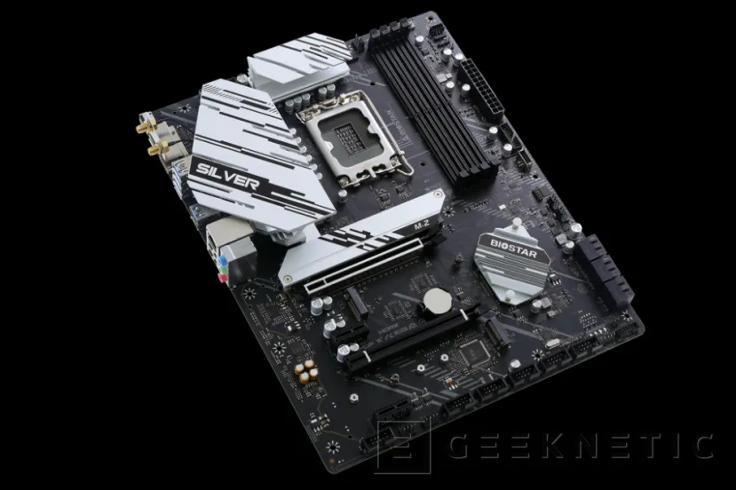 Geeknetic Nueva placa BIOSTAR Z790-A Silver con ranura para tarjetas PCIe 5.0 x16 y 3 SSD M.2 PCIe 4.0 2