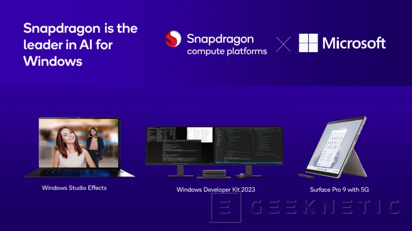 Geeknetic Los Snapdragon 8cx Gen 3 apuestan por un mayor enfoque hacia la IA en Windows 1