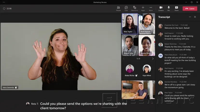 Geeknetic Microsoft Teams empieza a probar una vista de lenguaje de signos para videollamadas 1