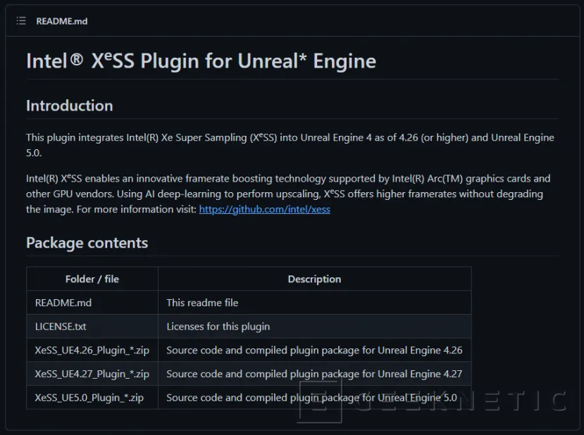 Geeknetic Intel XeSS se añade como complemento al motor Unreal Engine para lanzar títulos compatibles con esta tecnología 1