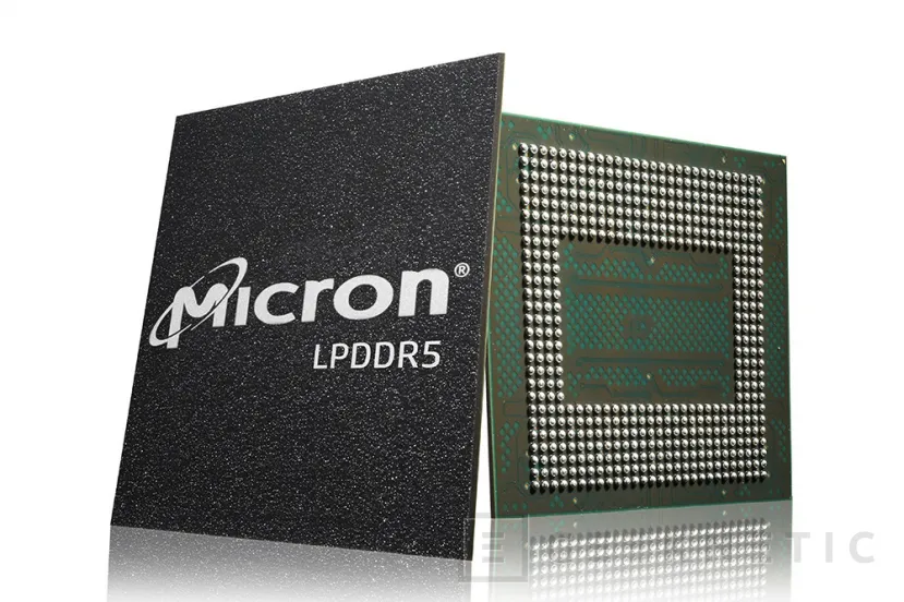 Geeknetic Micron envía muestras de memoria DRAM LPDDR5x de hasta 8,5 Gbps fabricada con su nodo 1 beta 1