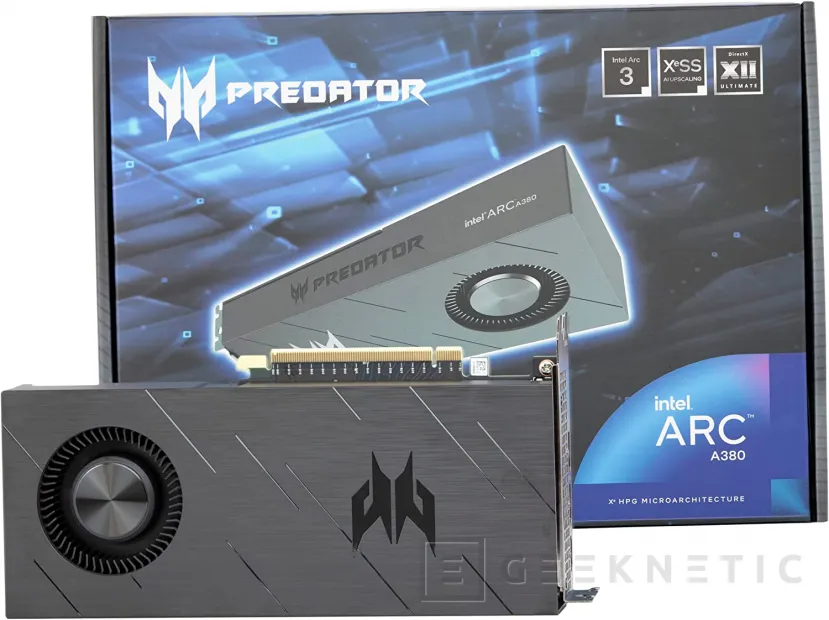 Geeknetic Una nueva Acer Predator con GPU Intel Arc A380 ha sido vista en Amazon con disipador de turbina 1