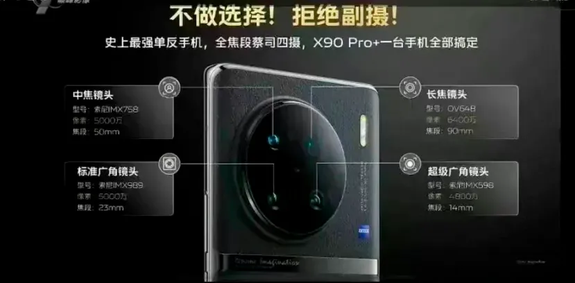 Geeknetic Vivo X90 Pro+ presenterà Snapdragon 8 Gen 2 e un sensore Sony 2 da 1 pollice