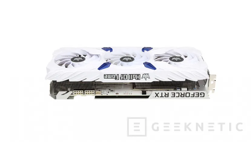 Geeknetic GALAX lanza la GeForce RTX 3060 Ti con GDDR6X Hall of Fame con 3 ventiladores y doble conector de 8 pines 3