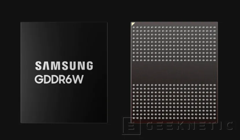 Geeknetic Las Nuevas Memorias GDDR6W de Samsung Duplican el Ancho de Banda de la GDDR6 1