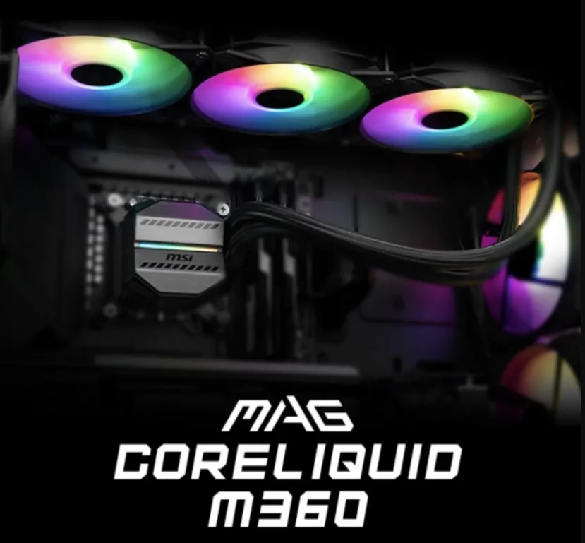 Geeknetic Aparecen Nuevas Refrigeraciones Líquidas AiO MSI MAG Coreliquid M con RGB y radiadores de hasta 360mm 1
