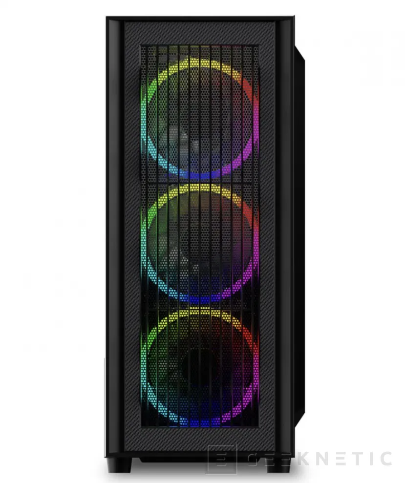 Geeknetic Sharkoon RGB Wave: Semitorre ATX con Controlador para sus 4 Ventiladores 1