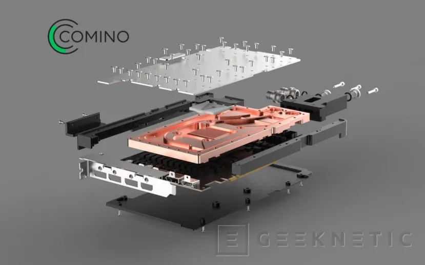 Geeknetic Comino lanza un nuevo bloque de refrigeración líquida para las RTX 4090 1