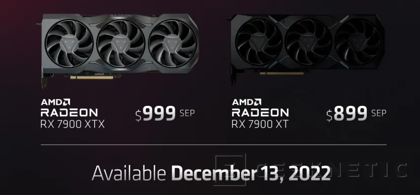 Geeknetic La AMD Radeon RX 7900 XTX llega el 13 de diciembre por menos de 1000 dólares 2