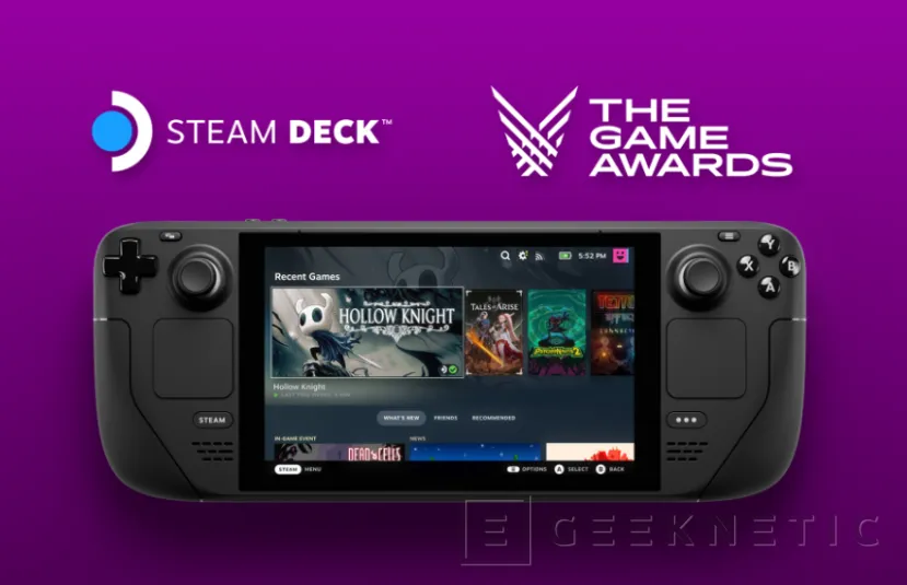Geeknetic Valve sorteará una Steam Deck de 512 GB cada minuto durante la gala The Game Awards 1