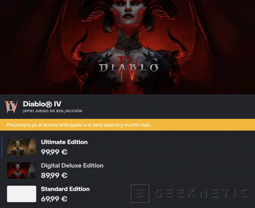 Geeknetic Diablo 4 llegará el 6 de junio de 2023 y ya se puede reservar 3