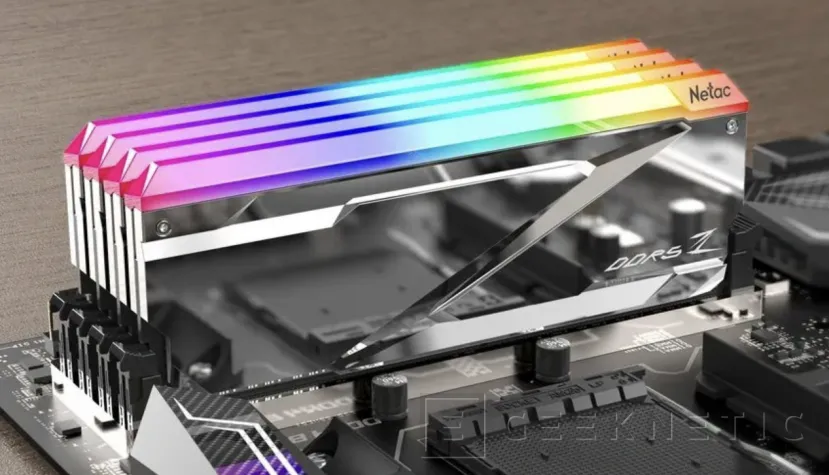 Geeknetic Netac muestra sus módulos DDR5 a 8.000 MHz con un voltaje de 1,5V 1