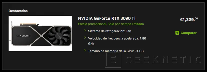 Geeknetic NVIDIA rebaja el precio de las RTX 4090 y 4080 FE en 90 y 60 euros respectivamente 2